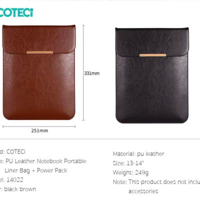 Leather sleeve laptop   13”,14” 